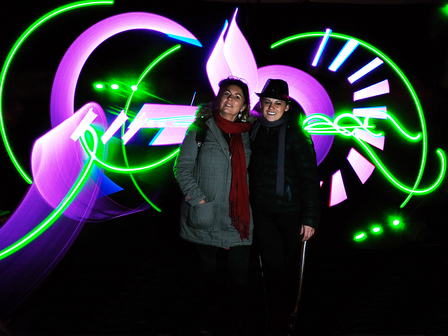 PICTOLUM LIVE LIGHT PAINTING Fete des Lumieres Rillieux-la-Pape